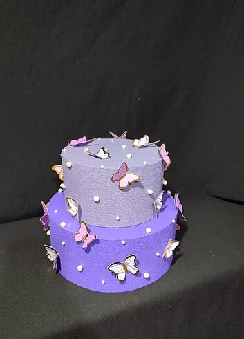 Kelebek maket pasta - Görsel 5