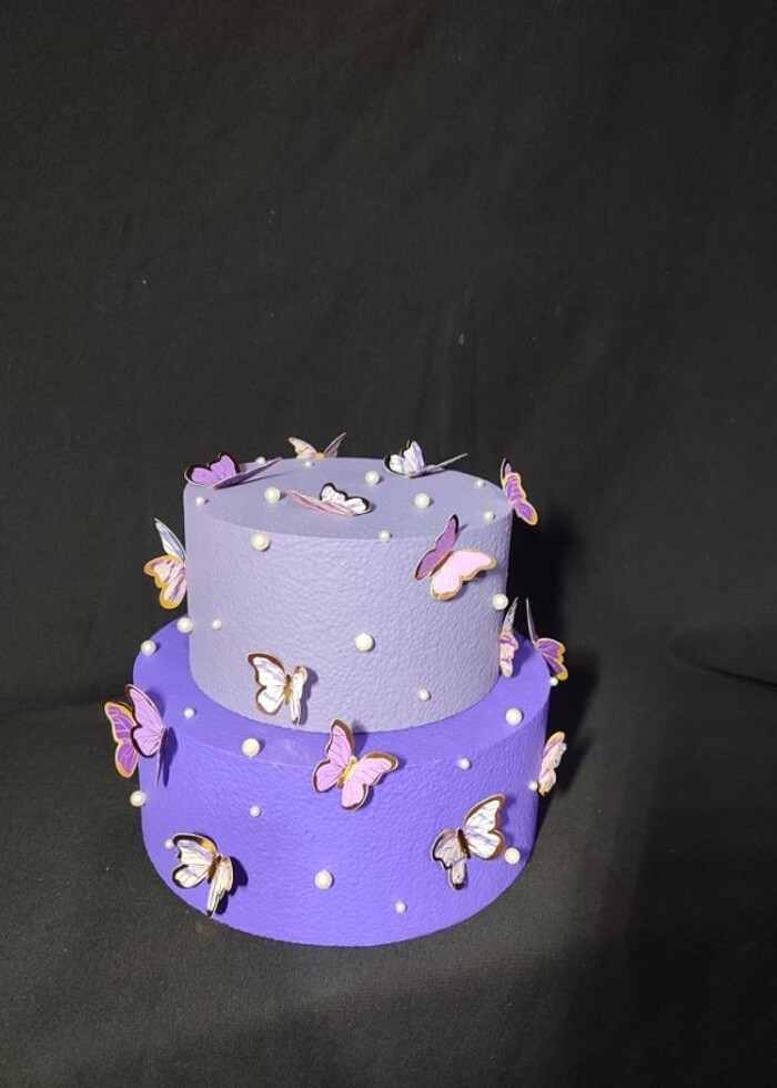 Kelebek maket pasta - Görsel 3