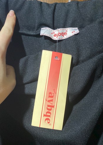 Kadın Siyah Uzun Drapeli beli lastikliEtek - Görsel 2