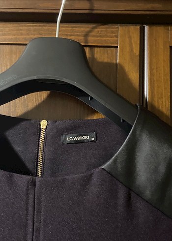 Siyah Midi Regular Fit Ofis Elbisesi - Görsel 3