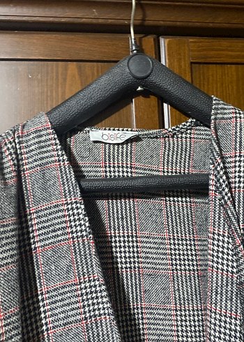 Gri Uzun Kollu Bol Kesim Kadın Sabahlık - Görsel 3