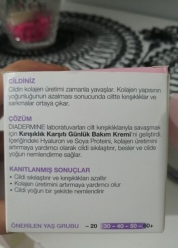 diğer Beden beyaz Renk Kırışıklık için yüz kremi