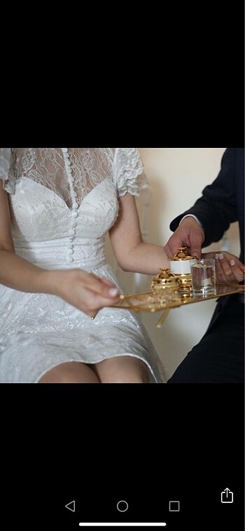 Nişan elbisesi nikah elbisesi after parti gelinlik / ilmio Seçil