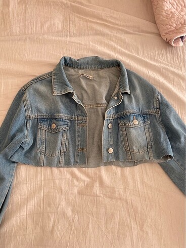 Crop kot ceket