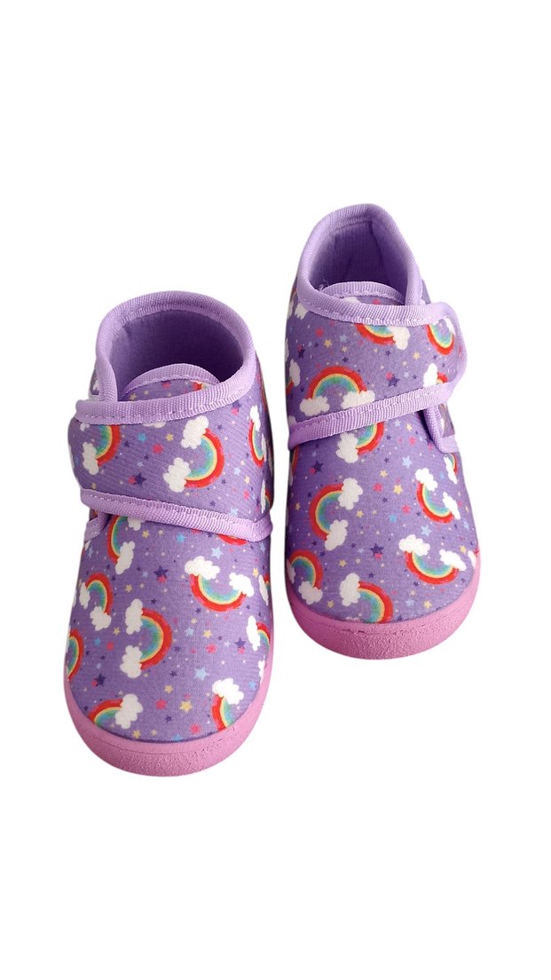 Kız Çocuk Mor renkli panduf - Görsel 3