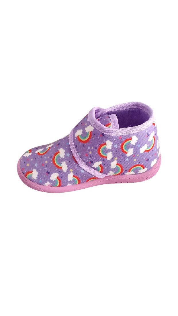 Kız Çocuk Mor renkli panduf - Görsel 4