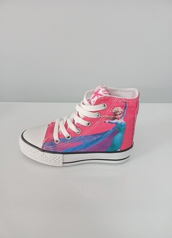 29 Beden Elsa figürlü kız çocuk converse