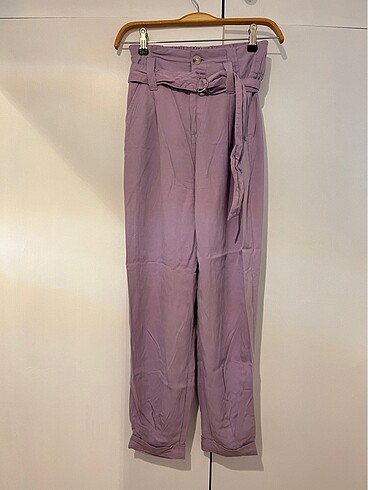 Bershka lila havuç pantolon