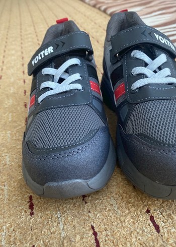 Diğer Gri Erkek Çocuk Spor Ayakkabı Velcro