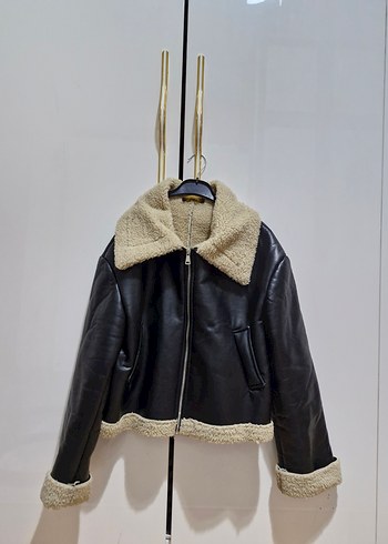 Deri kürklü ceket - Görsel 3