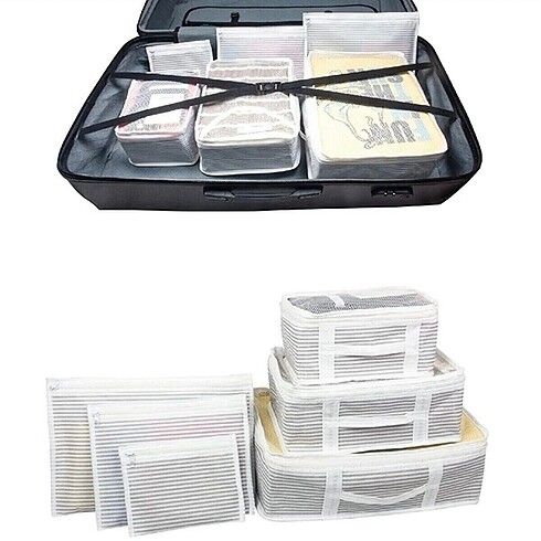 Diğer 6 parça bavul organizer