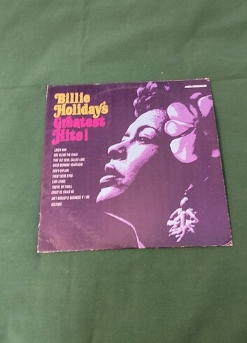 Plak Billie Holiday