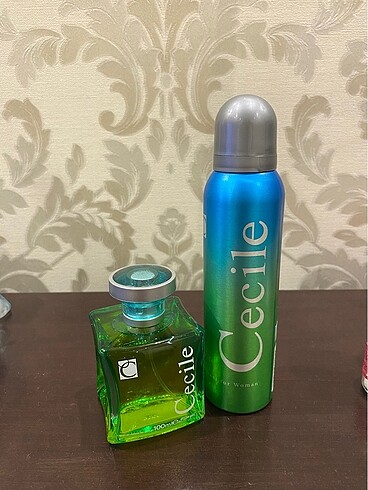 Cecile floral parfüm deodorant seti