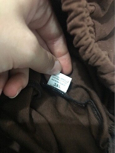 s Beden kahverengi Renk Bol Sweatpant Eşofman Altı