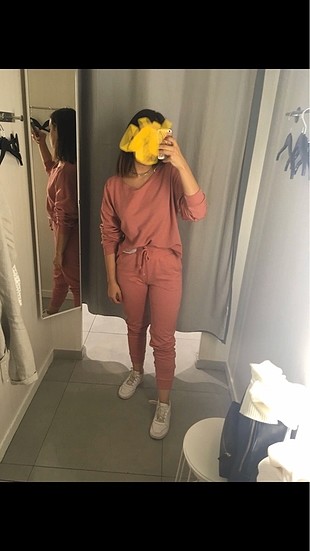 H&m pembe esofman takımı