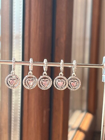 Beden 1 adet ışıltılı hale kalpli charm ale damgalı