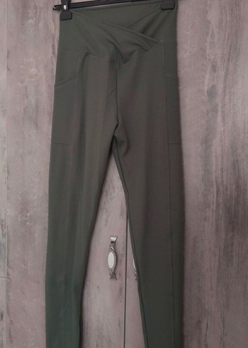 Pilili Yeşil Spor Tayt - Görsel 4