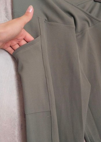 Pilili Yeşil Spor Tayt - Görsel 5