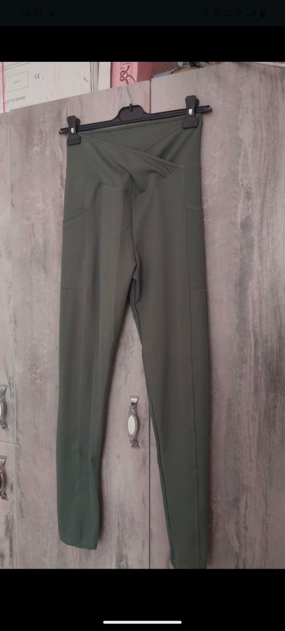 Pilili Yeşil Spor Tayt - Görsel 2