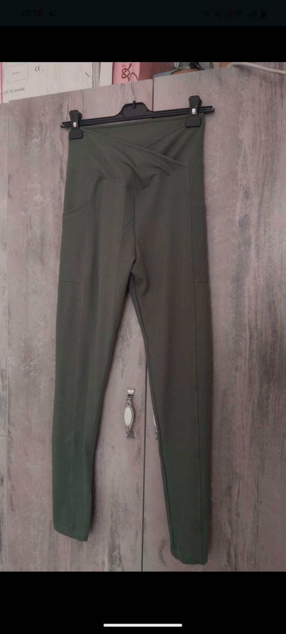 Pilili Yeşil Spor Tayt - Görsel 4