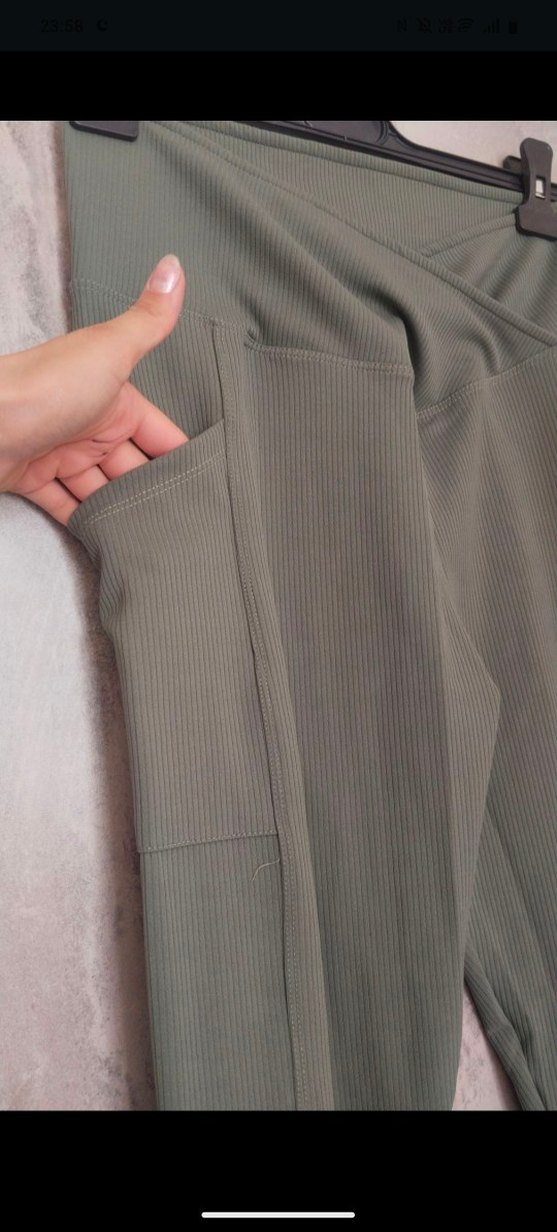 Pilili Yeşil Spor Tayt - Görsel 5