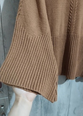 Camel Renkli Balıkçı Yaka Kadın Kazak - Görsel 5