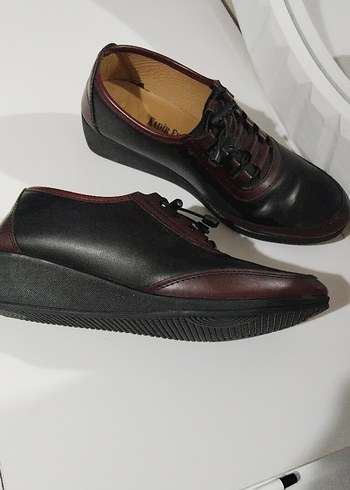 Dolgu Topuklu ortopedik Kadın Ayakkabı - Görsel 4