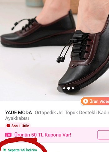 Dolgu Topuklu ortopedik Kadın Ayakkabı - Görsel 8