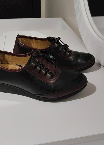 Dolgu Topuklu ortopedik Kadın Ayakkabı - Görsel 2