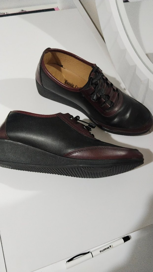 Dolgu Topuklu ortopedik Kadın Ayakkabı - Görsel 4