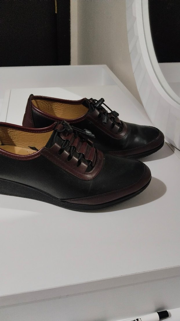 Dolgu Topuklu ortopedik Kadın Ayakkabı - Görsel 2