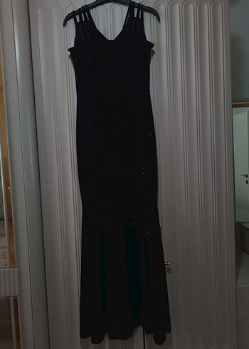 Parıltılı balık abiye - Görsel 4