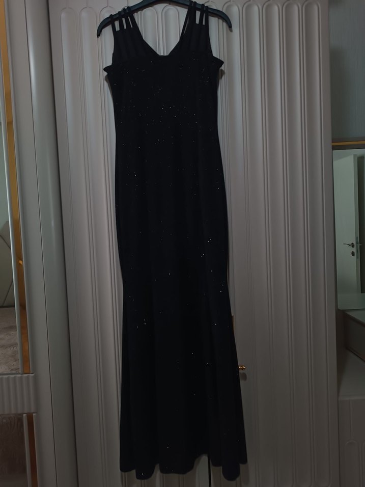 Parıltılı balık abiye - Görsel 4