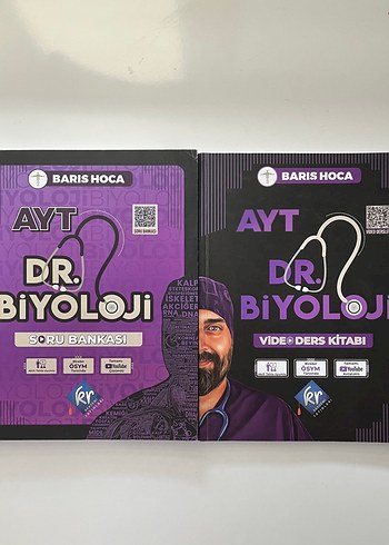 Barış Hoca AYT Dr. Biyoloji Soru Bankası ve Video Ders Kitabı