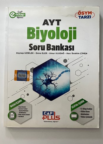 AYT Biyoloji Soru Bankası - Çap Yayınları