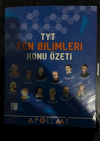 Apotemi TYT Fen Bilimleri Konu Özeti Kitabı
