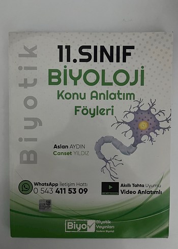 Biyotik 11. Sınıf Biyoloji Konu Anlatım Föyleri