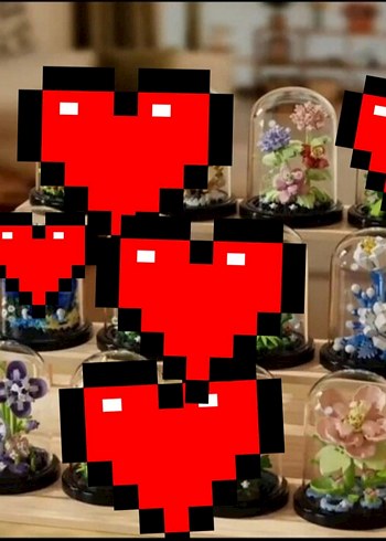 Fanuslu Lego Çiçekler
