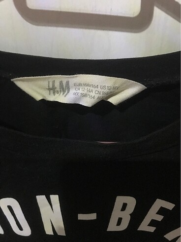 H&M çocuk/kadın crop t-shirt - Görsel 2