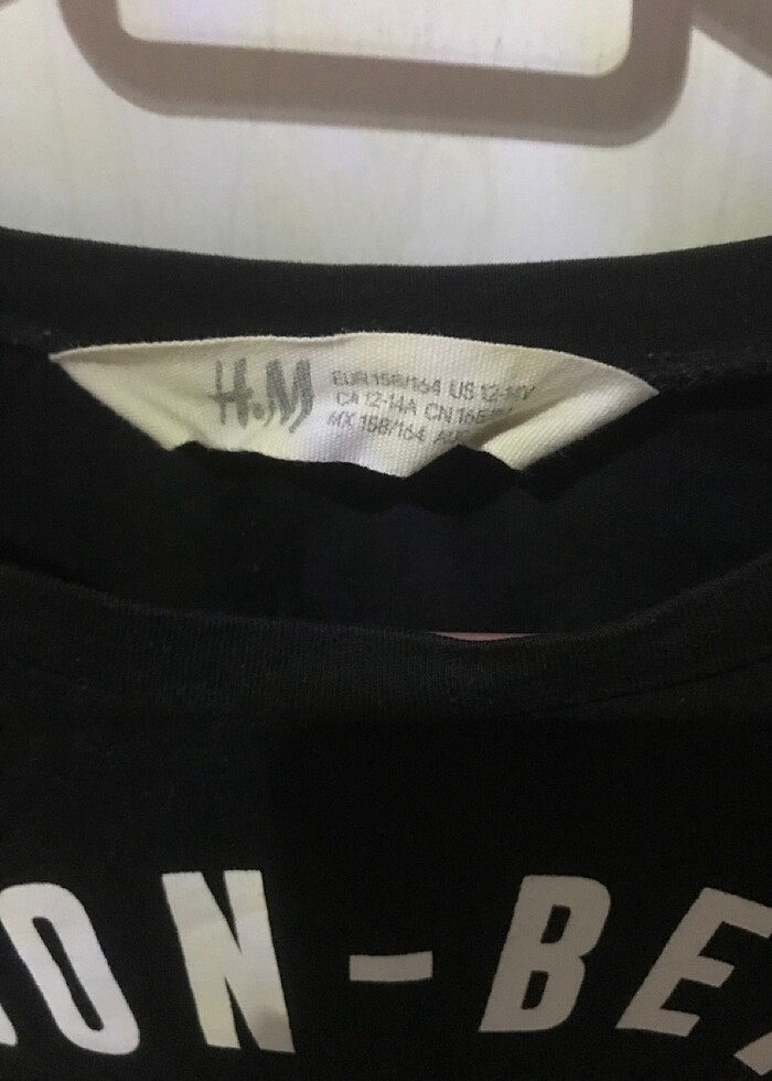 H&M çocuk/kadın crop t-shirt - Görsel 2