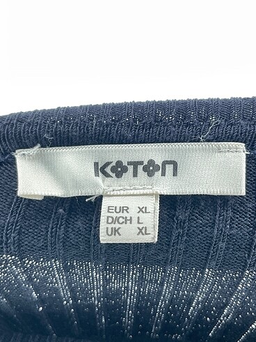 xl Beden siyah Renk Koton Kazak / Triko %70 İndirimli.