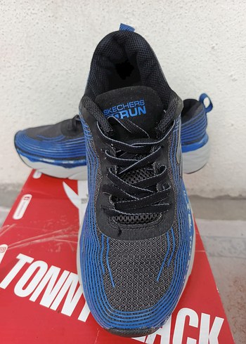 Mavi Elastik Bağcıklı Erkek Spor Ayakkabı orjinal ayakkabı - Görsel 2