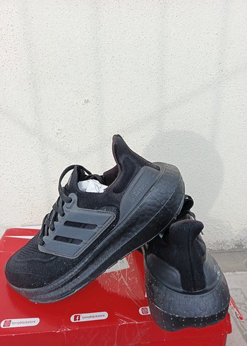 Siyah Erkek Spor Ayakkabı Adidas Cırt Cırtlı orjinal - Görsel 2