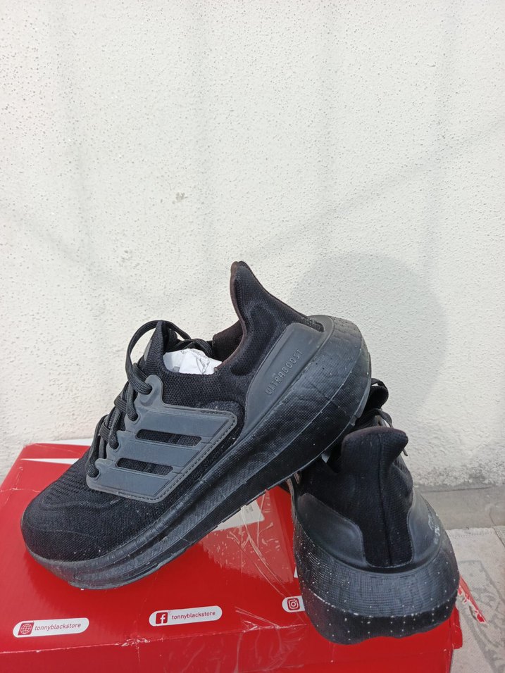 Siyah Erkek Spor Ayakkabı Adidas Cırt Cırtlı orjinal - Görsel 2