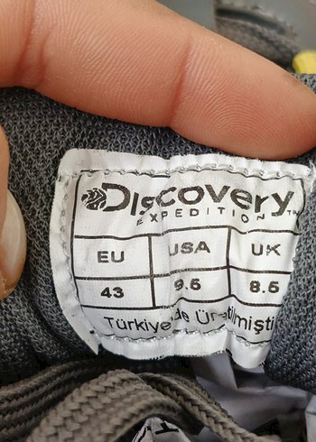 Discovery Gri Erkek Spor Ayakkabı orjinal üründür - Görsel 3