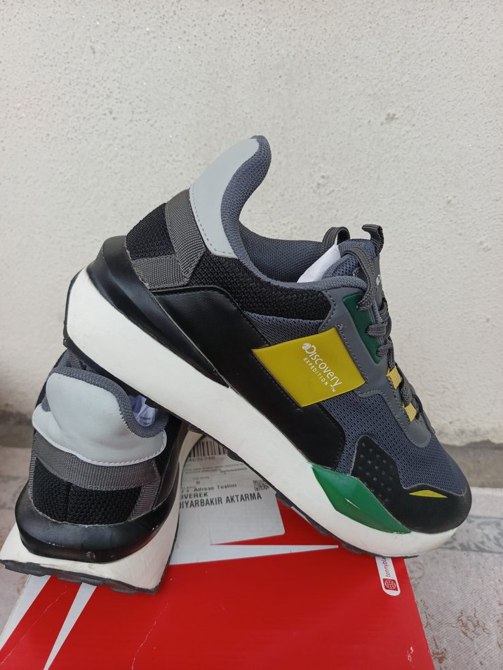 Discovery Gri Erkek Spor Ayakkabı orjinal üründür - Görsel 2