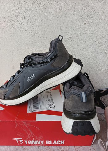 Gri Yılan Desenli Erkek Spor Ayakkabı orjinal üründür - Görsel 2