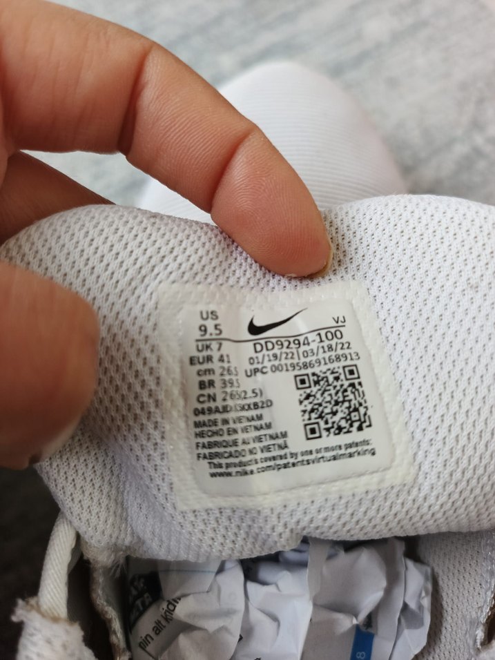 Gri Beyaz erkek Spor Ayakkabı Wedge orjinal üründür - Görsel 3