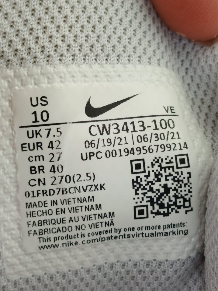 Beyaz Gri erkek Spor Ayakkabı Velcro Detaylı orjinal - Görsel 3