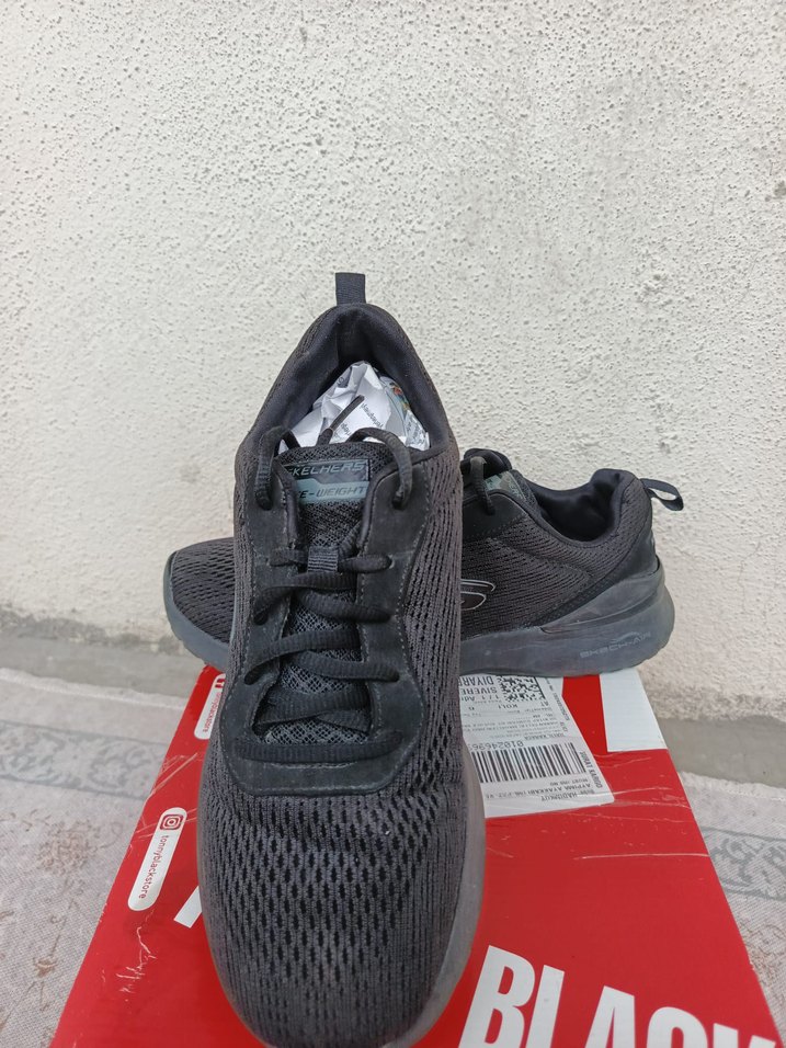 Siyah Kadın Spor Stiletto Sneakers orjinal üründür - Görsel 2